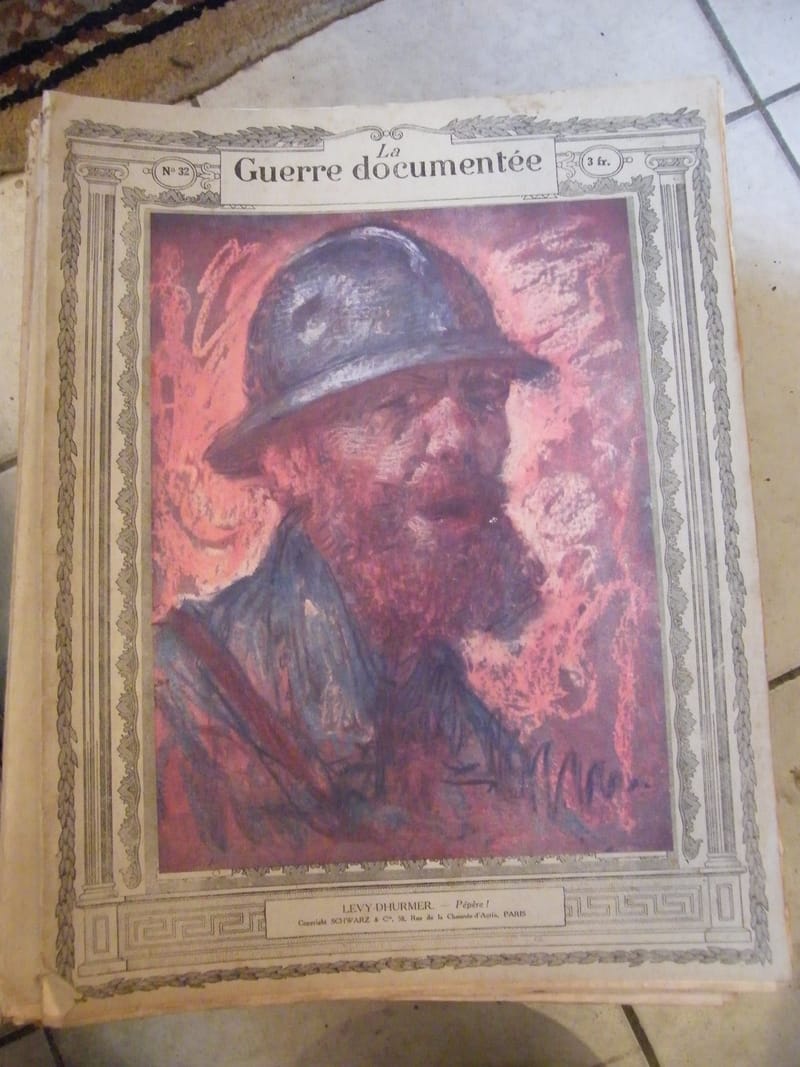 "La guerre Documentée 1914 1918 N°32 WWI Levy Dhurmer"