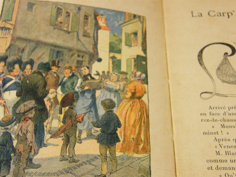 La carp' La belle carpe! J Peltier Hachette Illustré Circa 1909 — vue 2