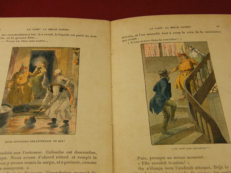 La carp' La belle carpe! J Peltier Hachette Illustré Circa 1909 — vue 3