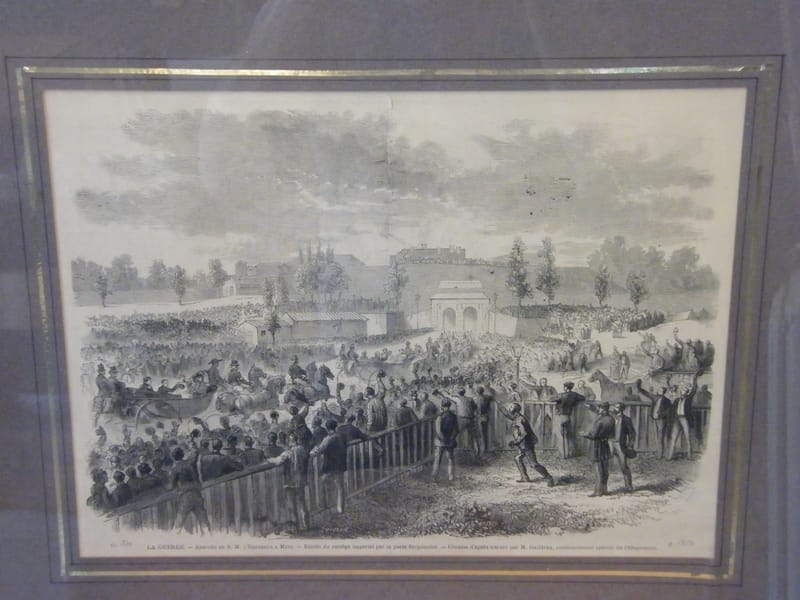 Metz Illustration Arrivée Empereur à Metz Porte Serpenoise Gaildrau — vue 2