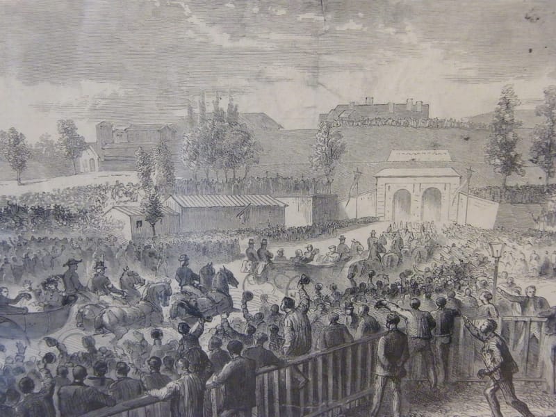 Metz Illustration Arrivée Empereur à Metz Porte Serpenoise Gaildrau — vue 4