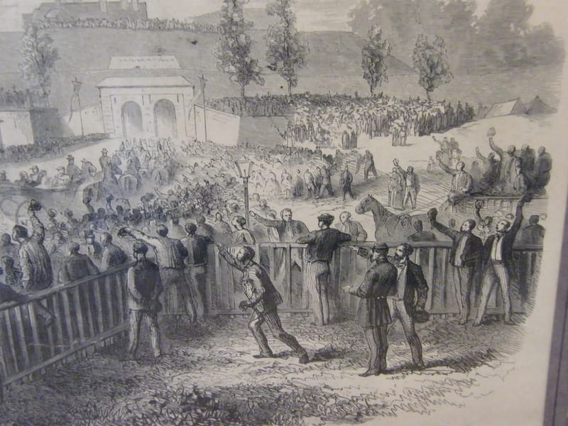 Metz Illustration Arrivée Empereur à Metz Porte Serpenoise Gaildrau — vue 3