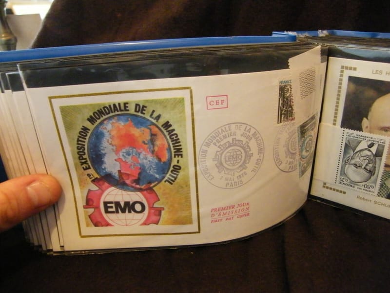 Enveloppe 1er jour Exposition Mondiale Machine Outil 1975 1 Timbre non oblitéré