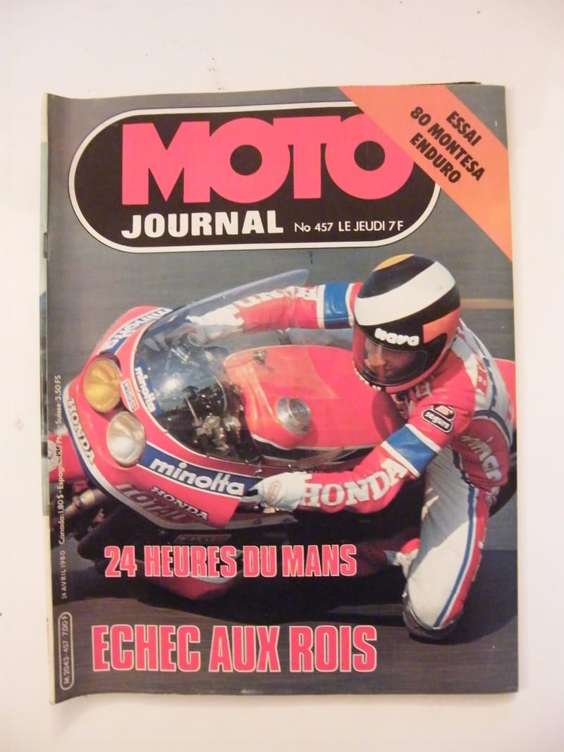 "Moto Journal Avril 1980 N°457 80 Montesa Enduro 24 heures du Mans"