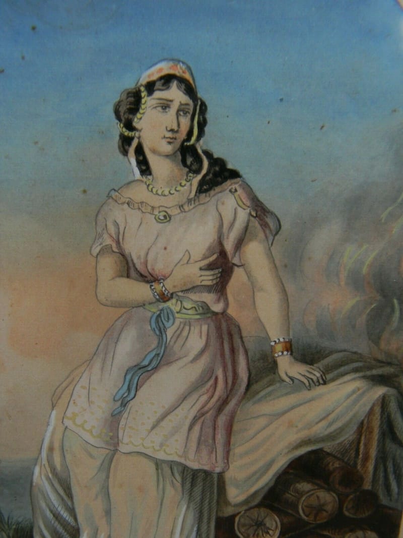 Didon Dessin Gouache XIX ème Siècle — vue 3