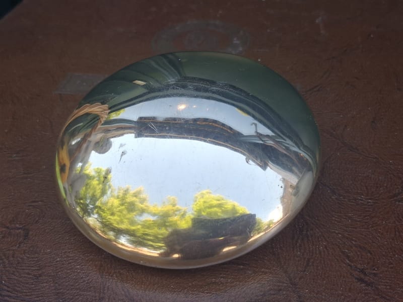 ROGER TALLON Cendrier ORB Laiton – Design Français Space Age – Vintage — vue 6