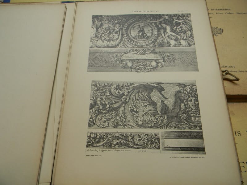 Œuvre de Lepautre Architecture Style Louis XIV  Guérinet 5 Tomes — vue 4