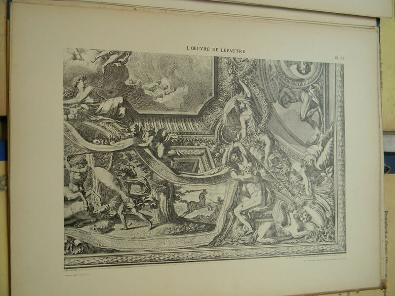 Œuvre de Lepautre Architecture Style Louis XIV  Guérinet 5 Tomes — vue 7