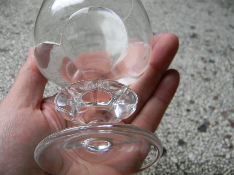 Lalique Cristal Verre Vin Blanc Cristal Lalique France Modèle Blois — vue 3