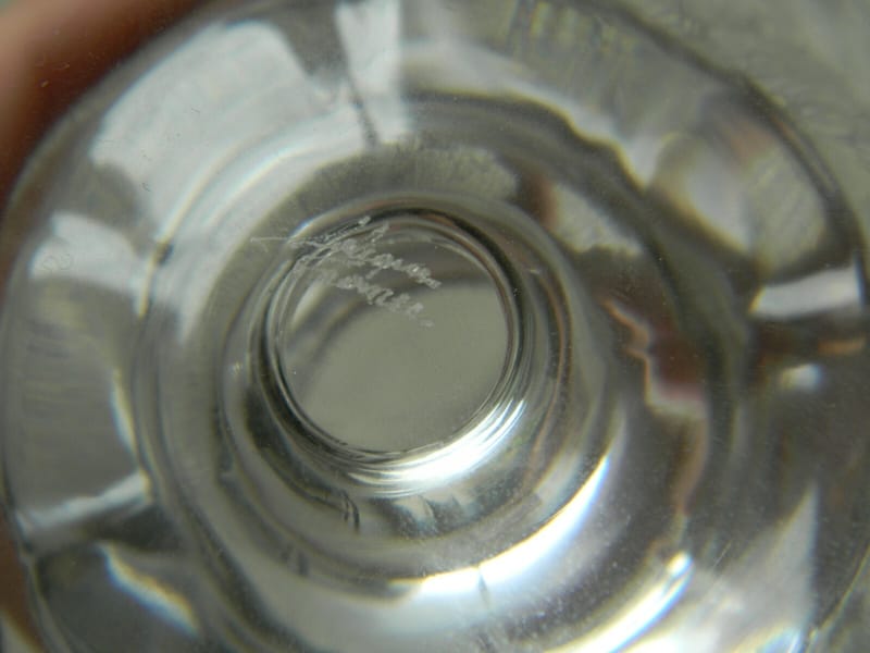 Lalique Cristal Verre Vin Blanc Cristal Lalique France Modèle Blois — vue 4