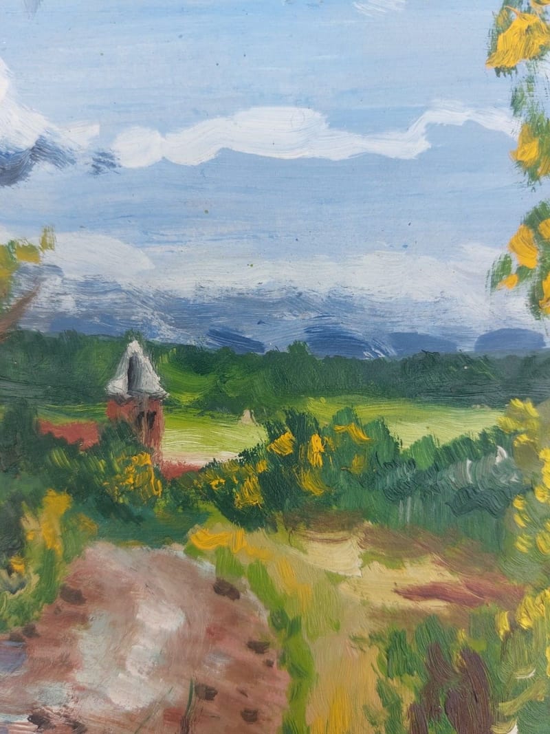 Weistenwiller A.Simon 1926-2014 Artiste Lorrain Gouache — vue 3