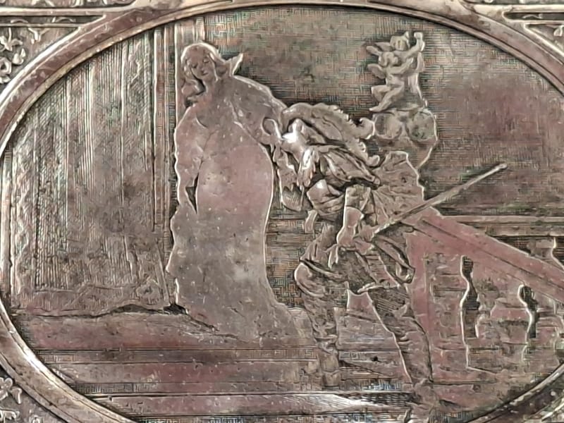 Boite Bijoux Argent Plaqué Soulacroix L'adieu Silver Silber — vue 2
