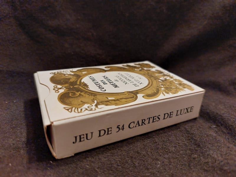 Cartes Jeu Costumes de Métiers Larmessin sous Blister Dusserre Paris — vue 5