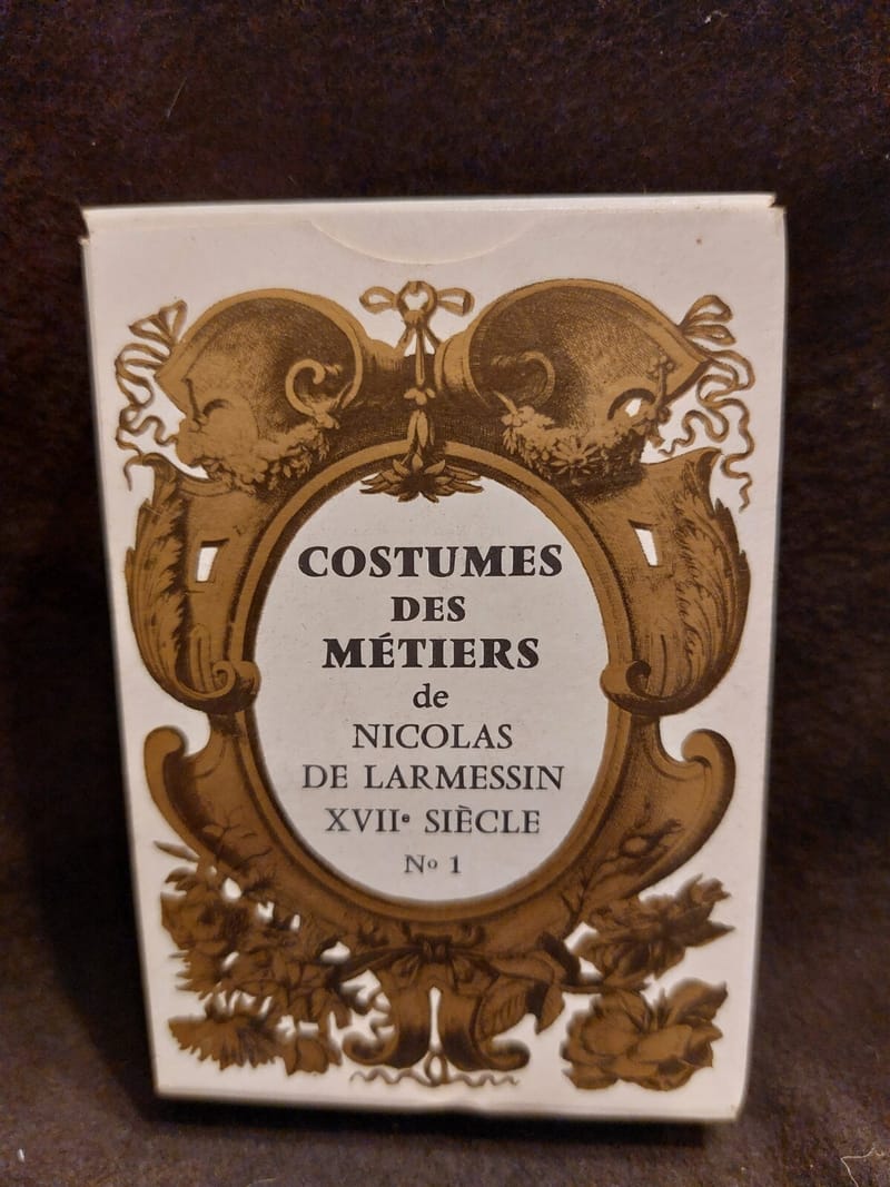 Cartes Jeu Costumes de Métiers Larmessin sous Blister Dusserre Paris