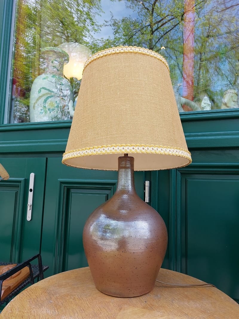 Grès Puisaye Georges Robin Céramique Lampe à Poser Céramique 68 cm