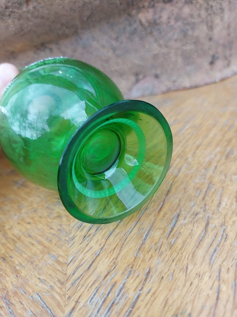 Vase Verre émaillé XIX ème siècle — vue 4
