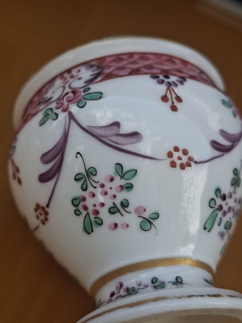 Pots Crème Faïence XIX ème siècle Minton — vue 6