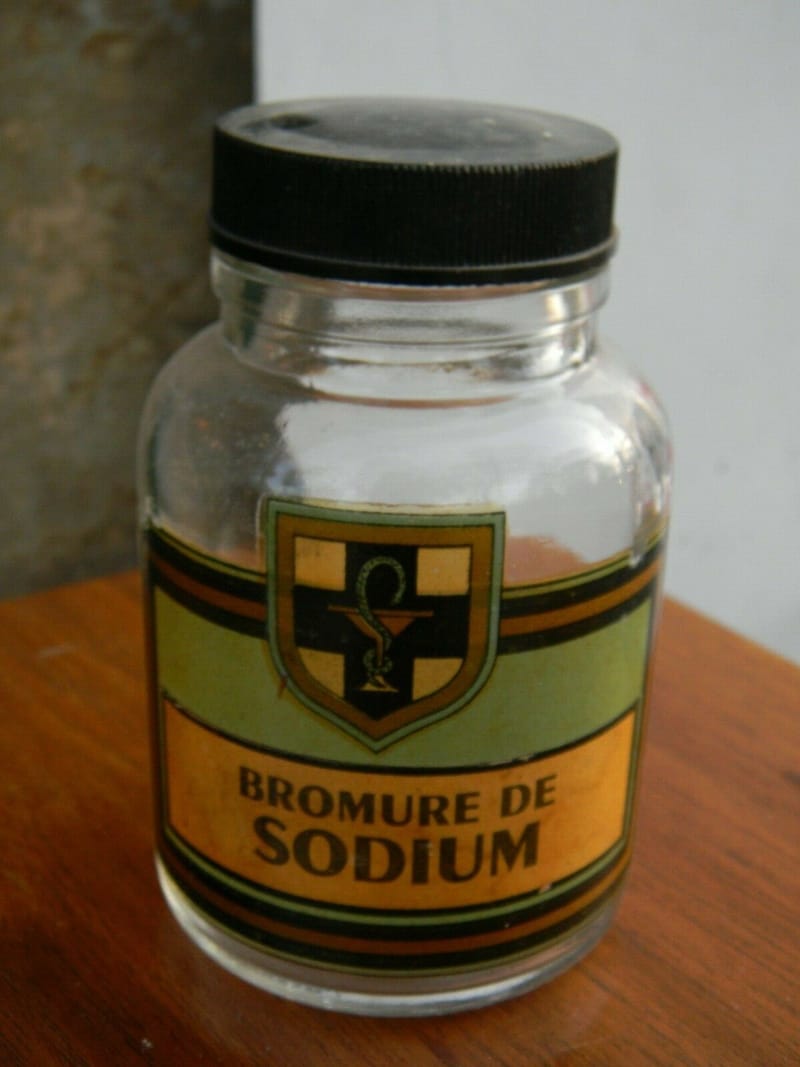 Flacon Pharmacie verre Vide N°1