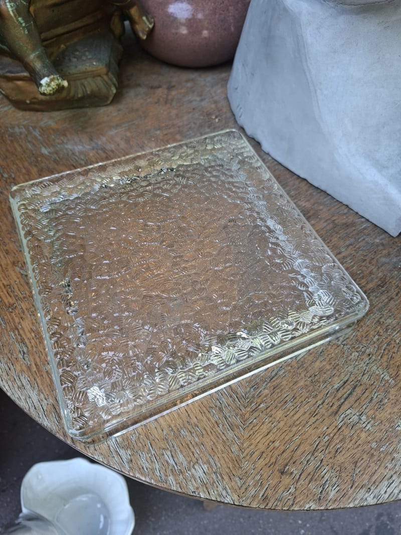 Pierre Chareau Nevada Verre Brique de verre Vide Poche