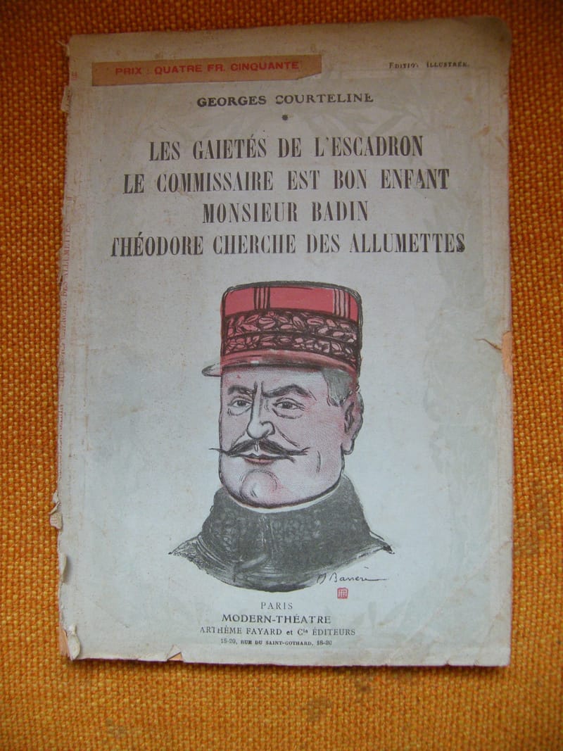 Les Gaités de l'escadron Monsieur Badin Georges Courteline 1930