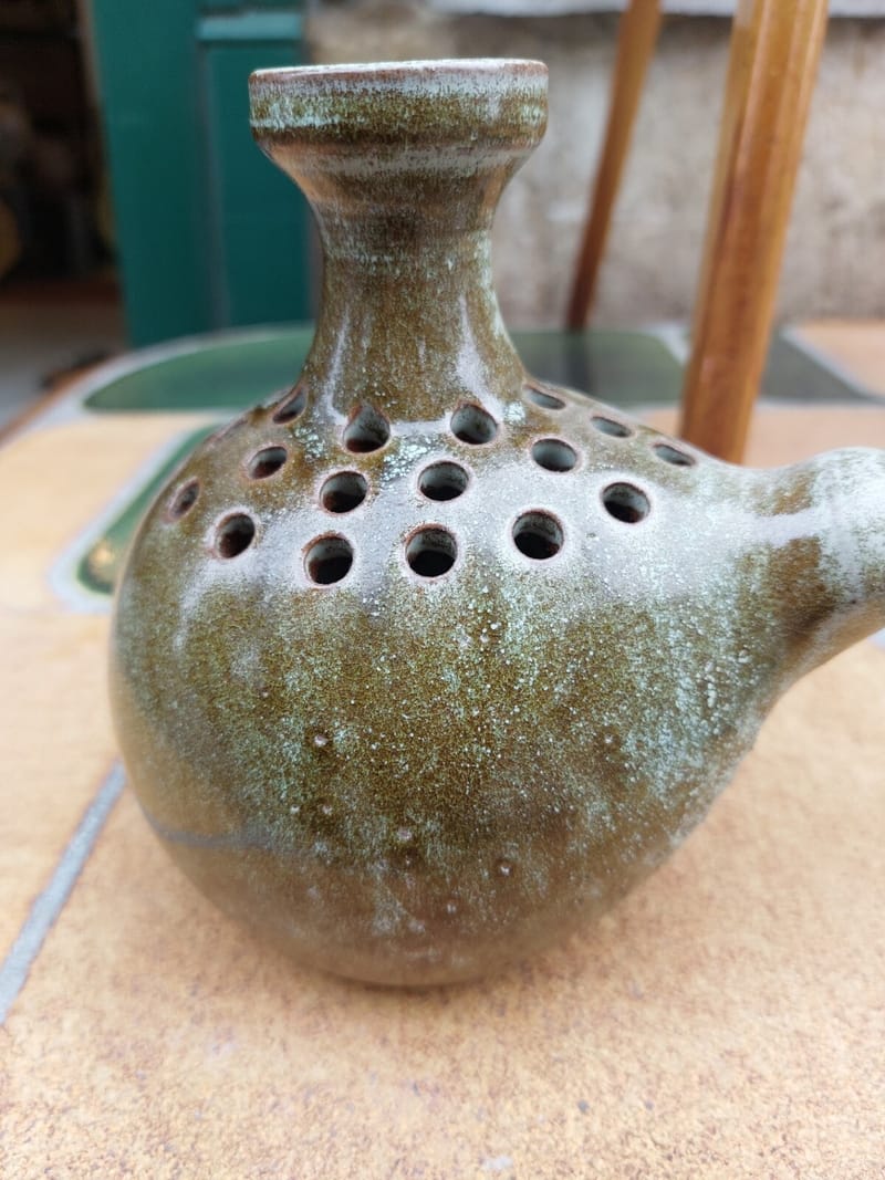 Céramique Vase Pique Fleurs Zoomorphe Signé Colette — vue 9