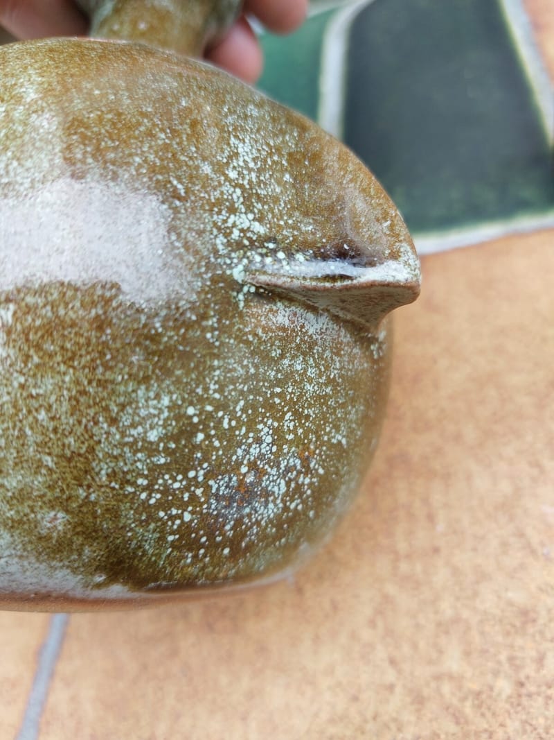 Céramique Vase Pique Fleurs Zoomorphe Signé Colette — vue 7