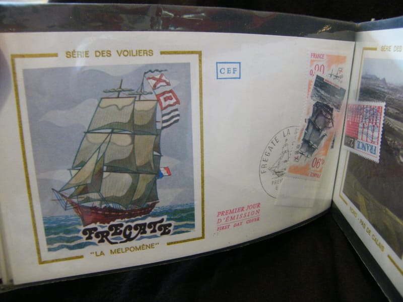 "Enveloppe 1er jour Voiliers La Melpomène 1975 + timbre non oblitéré"