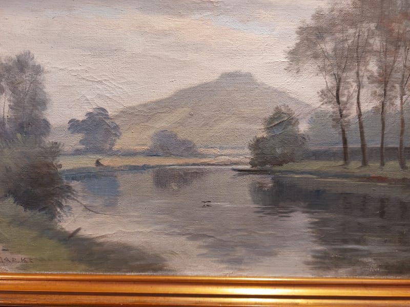 Marks Metz Mont Saint Quentin Albert Marks Huile sur Toile — vue 2