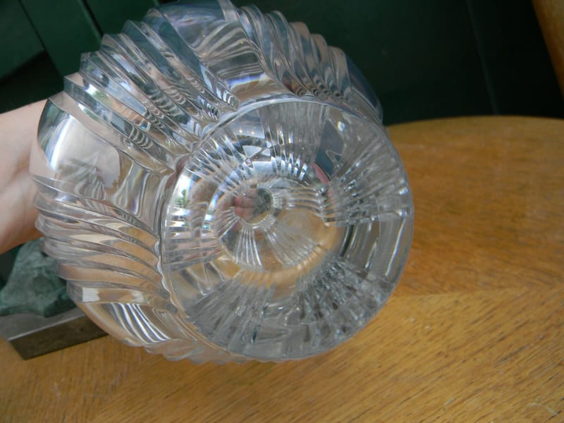 Saint Louis Vase Cristal Signé — vue 4
