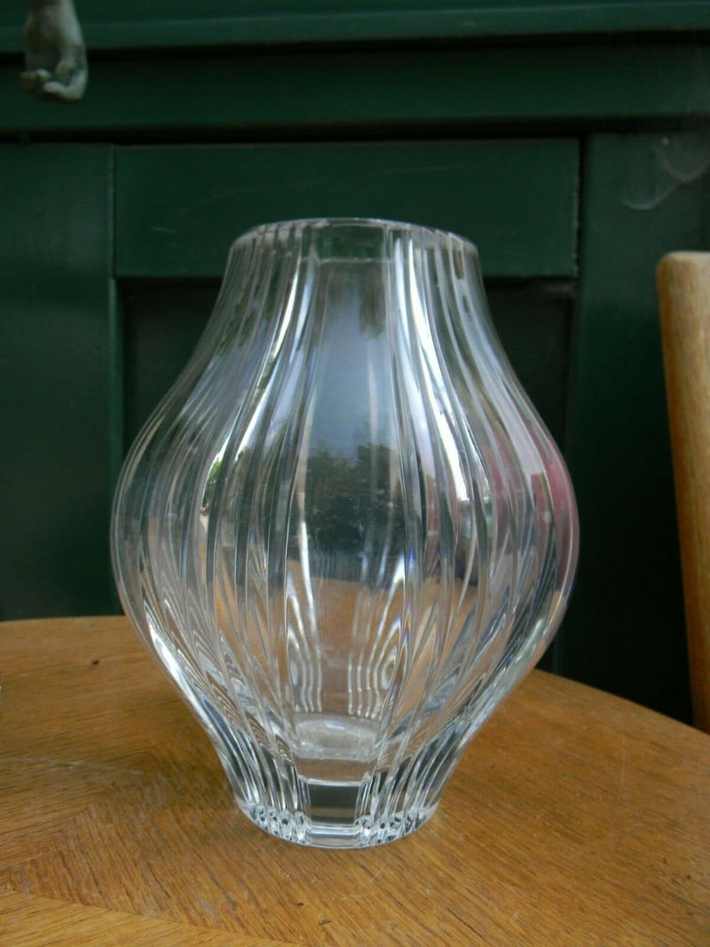 Saint Louis Vase Cristal Signé — vue 3