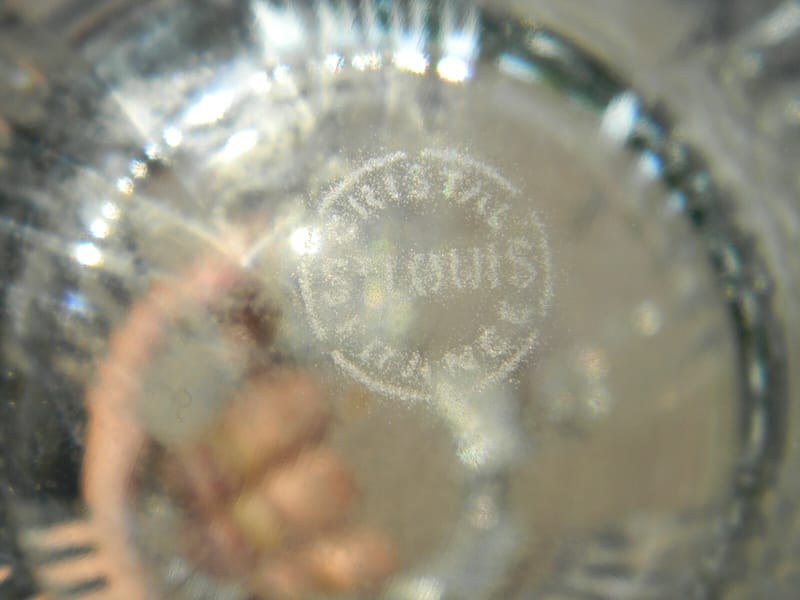 Saint Louis Vase Cristal Signé — vue 5