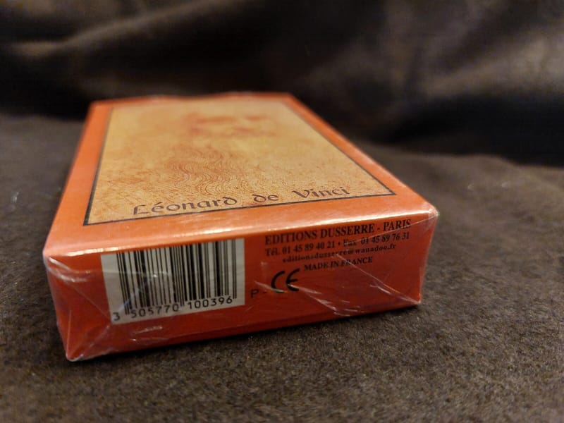 Cartes Jeu Léonard de Vinci Editions Dusserre Paris sous Blister — view 4 of 4