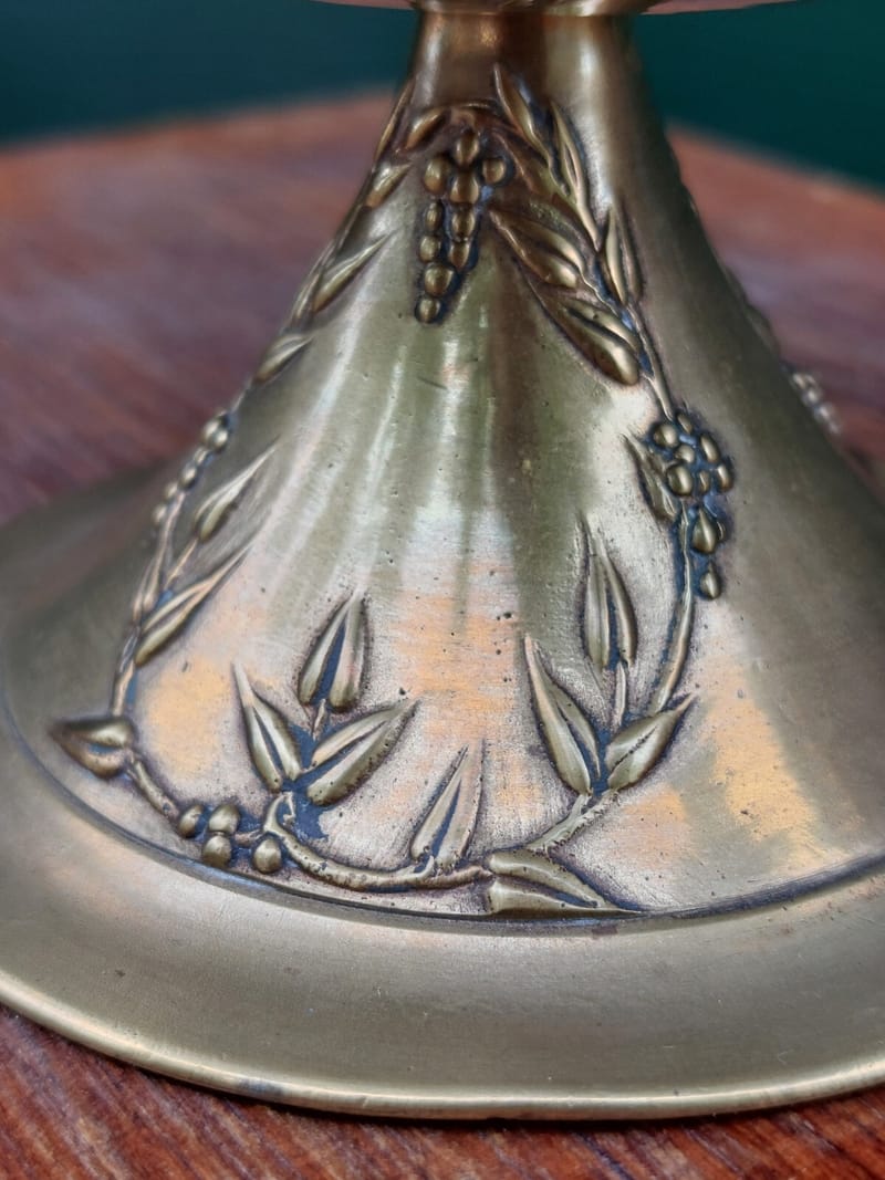 Coupe Bronze Joute Chevaliers XIX ème siècle — vue 4