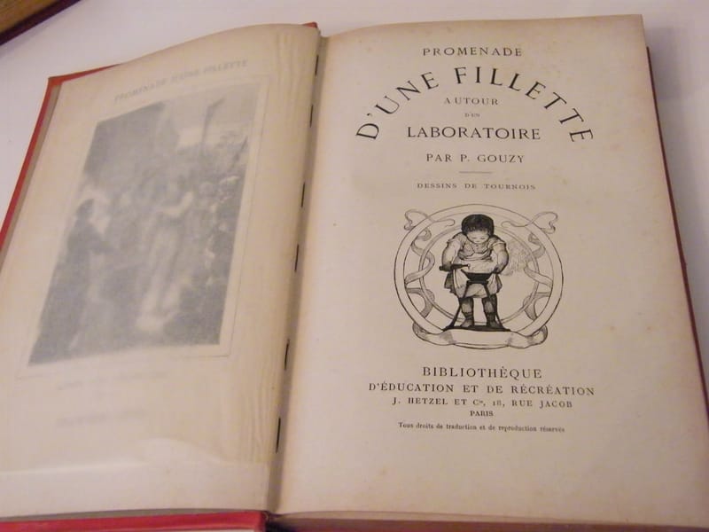 Hetzel Promenade d'une fillette autour d'un laboratoire P Gouzy 1ère édition" — view 2 of 6