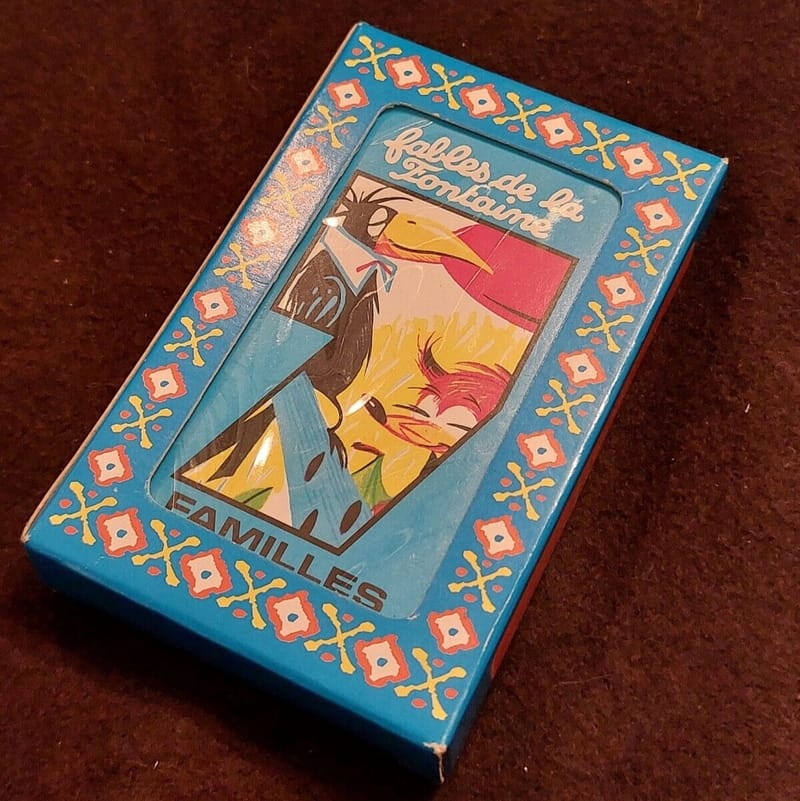 Cartes Jeu 7 Familles Fables de la Fontaine sous blister