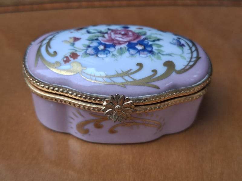 Boite Porcelaine Limoges Couleuvre Editions d'Art