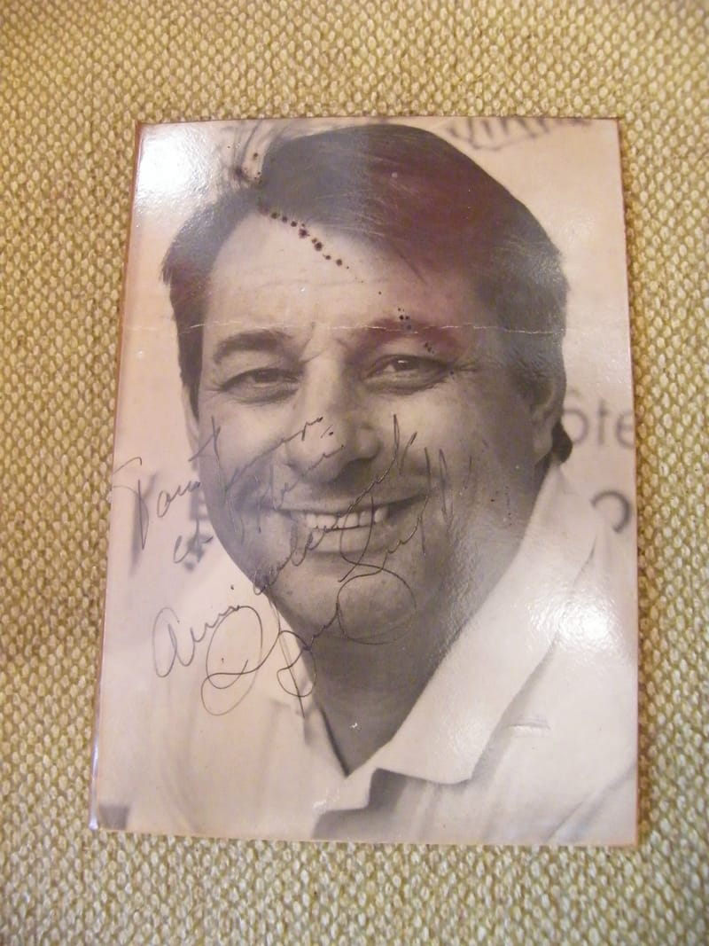 "Photographie Autographe Henri Guybet"