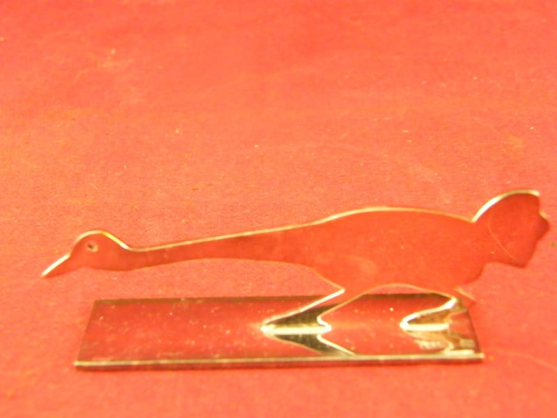 Argent Repose Couteau Animalier Argent Plaqué Yorel France Silver Silber Oie 2