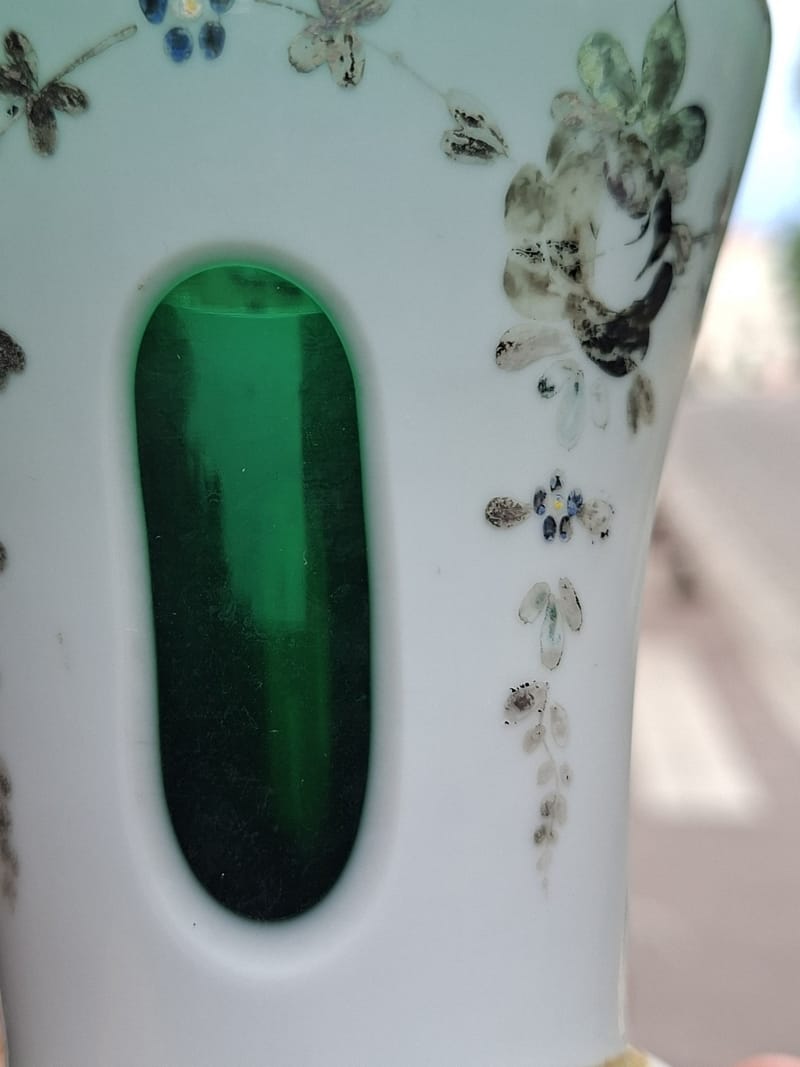 Moser Vase Verre Overlay Ancien — vue 7