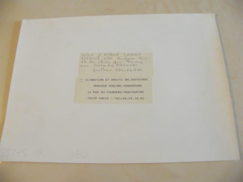 "Photographie Théâtre Ubu Jarry Avignon 1990 Masson Pellegrin par Rubinel" — view 2 of 2