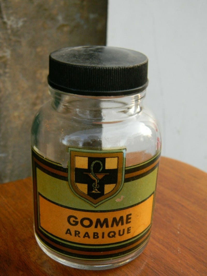 Flacon Pharmacie verre Gomme Arabique