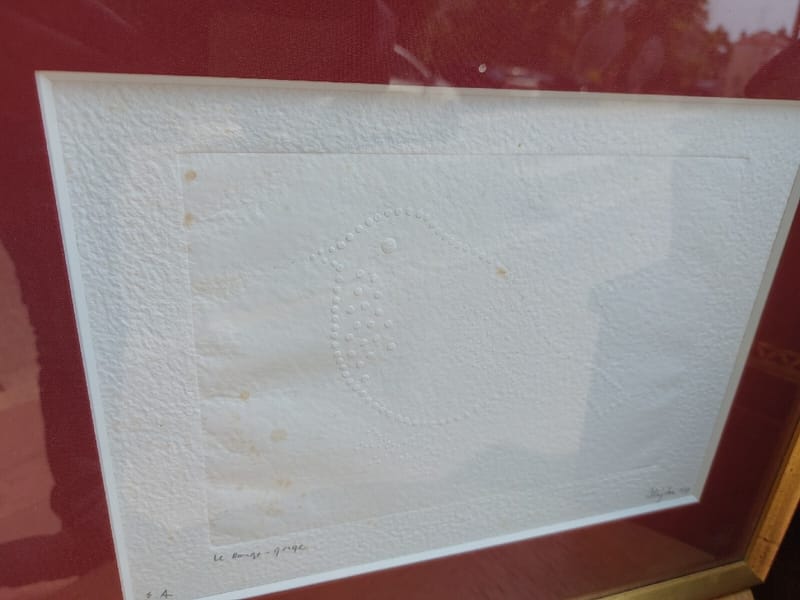 Etienne Hajdu Gauffrage Papier Le Rouge Gorge 1979 EA 1907 1996 — vue 2