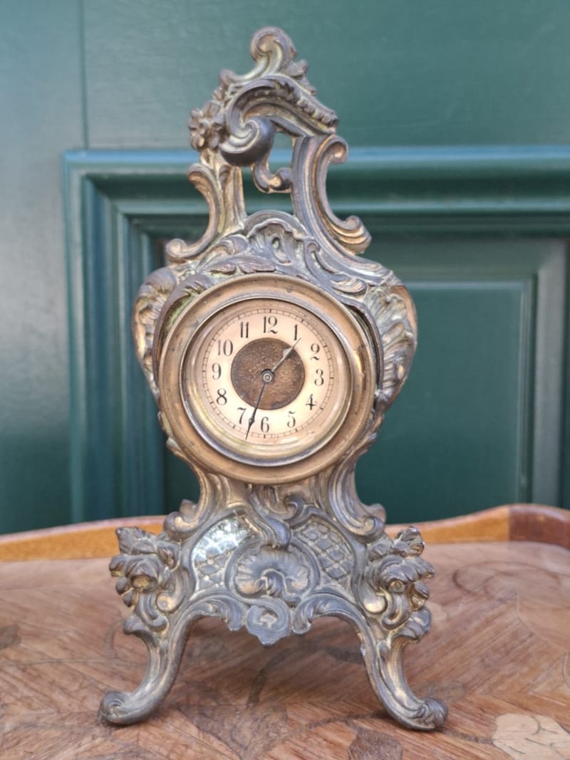 Horloge Régule Louis XV Patine Bronze Ancienne