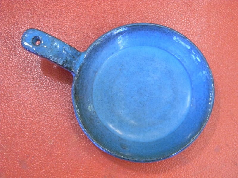 Poêlon Céramique Gérard Hofmann 1917 1965 Bleue France Vallauris — vue 2