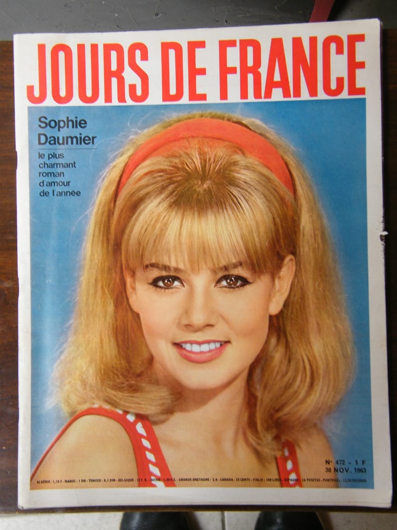 Sophie Daumier Jours de France Novembre 1963 N°472"