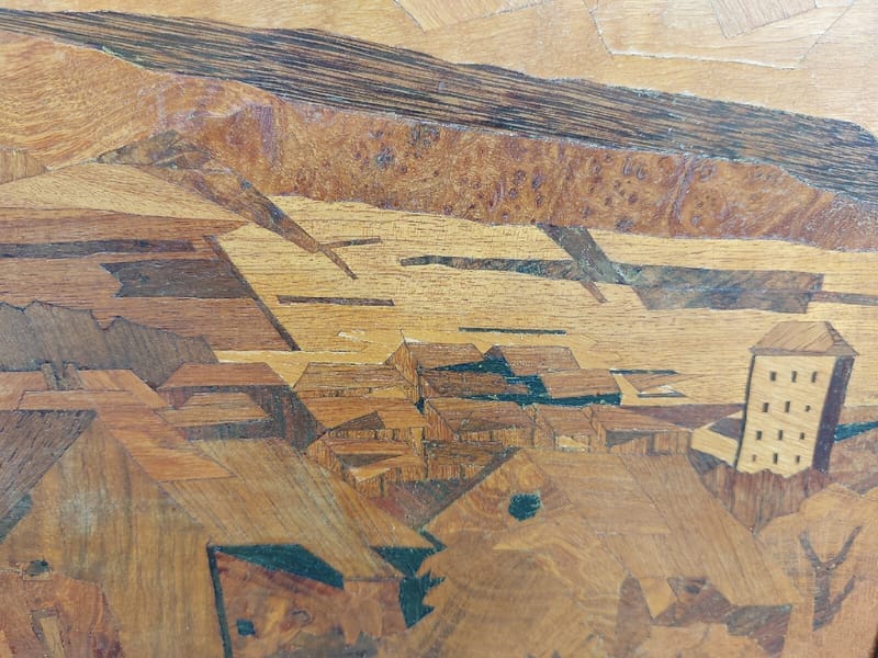 Thiam Marqueterie Augny Centre Le bois St Jean Mont St Blaise Signé — vue 4