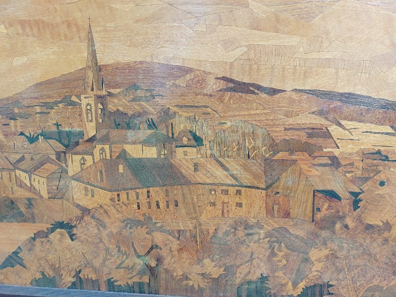 Thiam Marqueterie Augny Centre Le bois St Jean Mont St Blaise Signé — vue 2