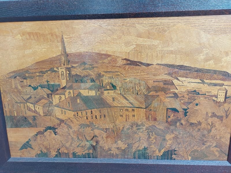 Thiam Marqueterie Augny Centre Le bois St Jean Mont St Blaise Signé — vue 8