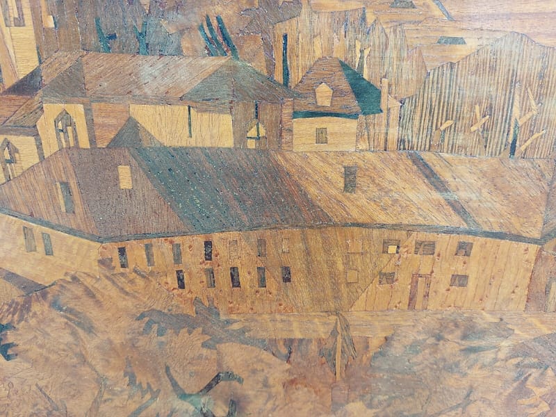 Thiam Marqueterie Augny Centre Le bois St Jean Mont St Blaise Signé — vue 7
