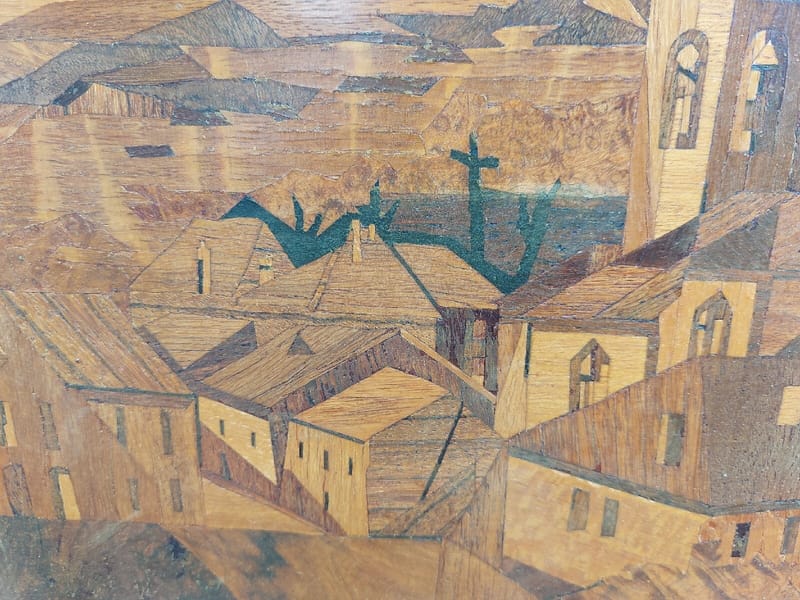 Thiam Marqueterie Augny Centre Le bois St Jean Mont St Blaise Signé — vue 5